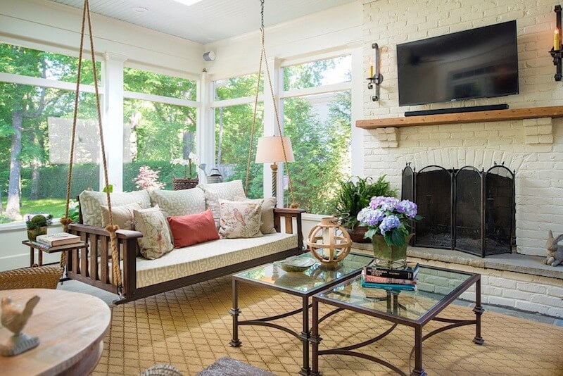 A Southern Porch Perfect for Summer
