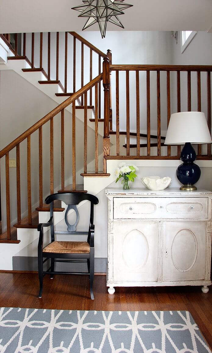 A beautiful hallway vignette exudes a peaceful vibe in this quintessential Homewood home. Image: Marianne Strong