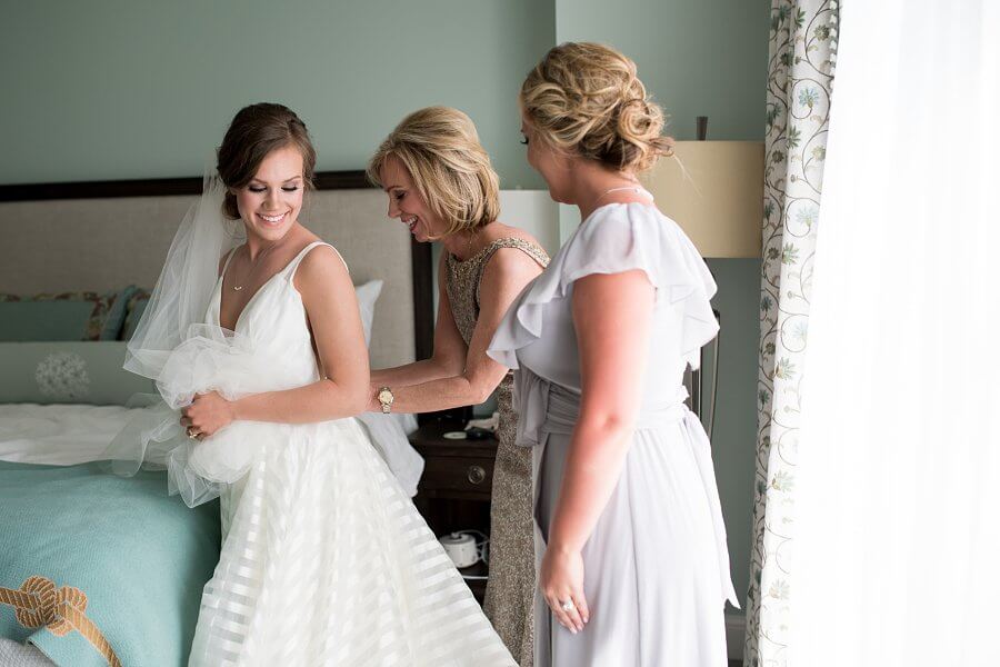Caroline is getting ready for the big day in the wedding dress of her dreams! 