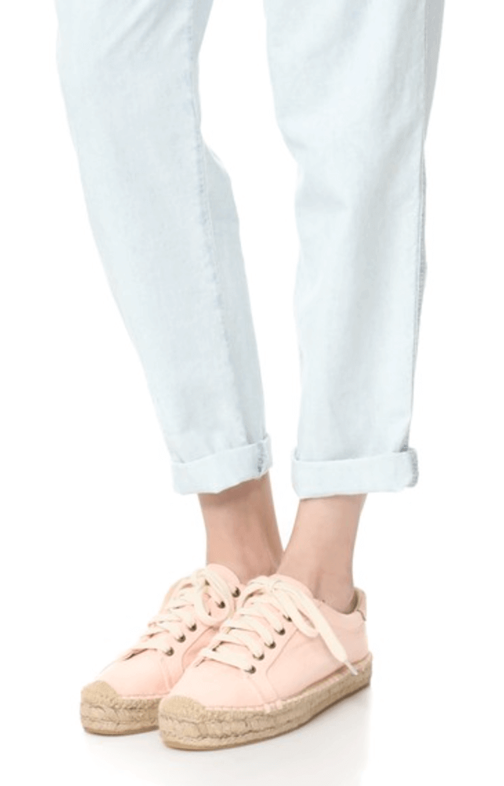These flatform espadrille-style sneakers are on trend this season. Image: Shopbop