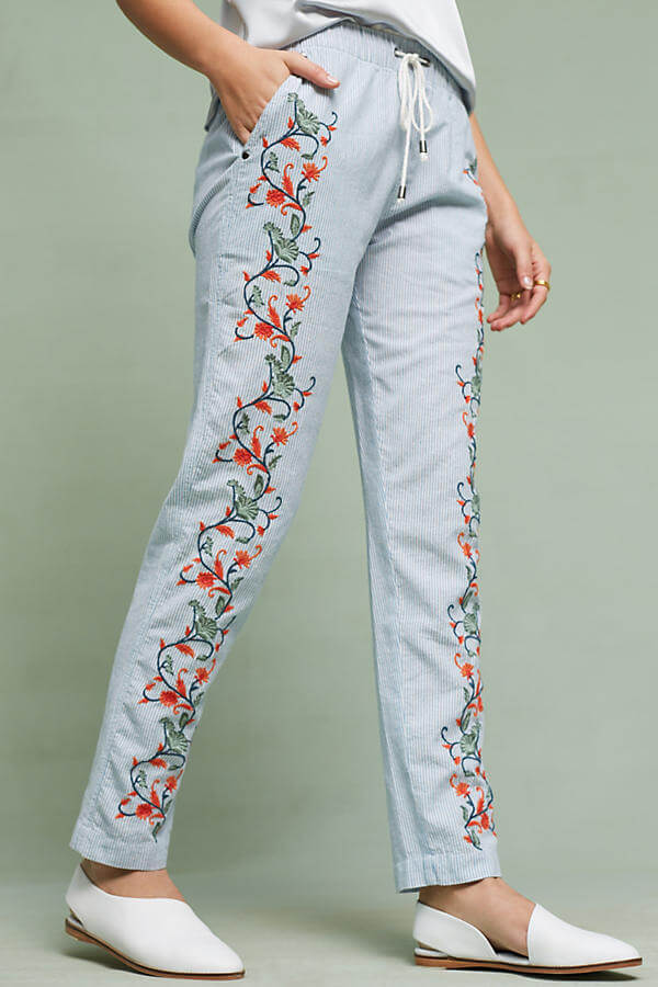 Petal embroidery adds an undeniable dash of personality! Image: Anthropologie