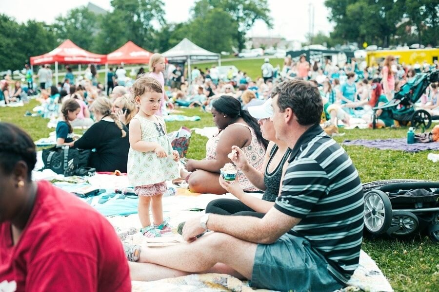 Movies in the Park is a great way to experience Elmington Park, one of Nashville's best playgrounds and parks!