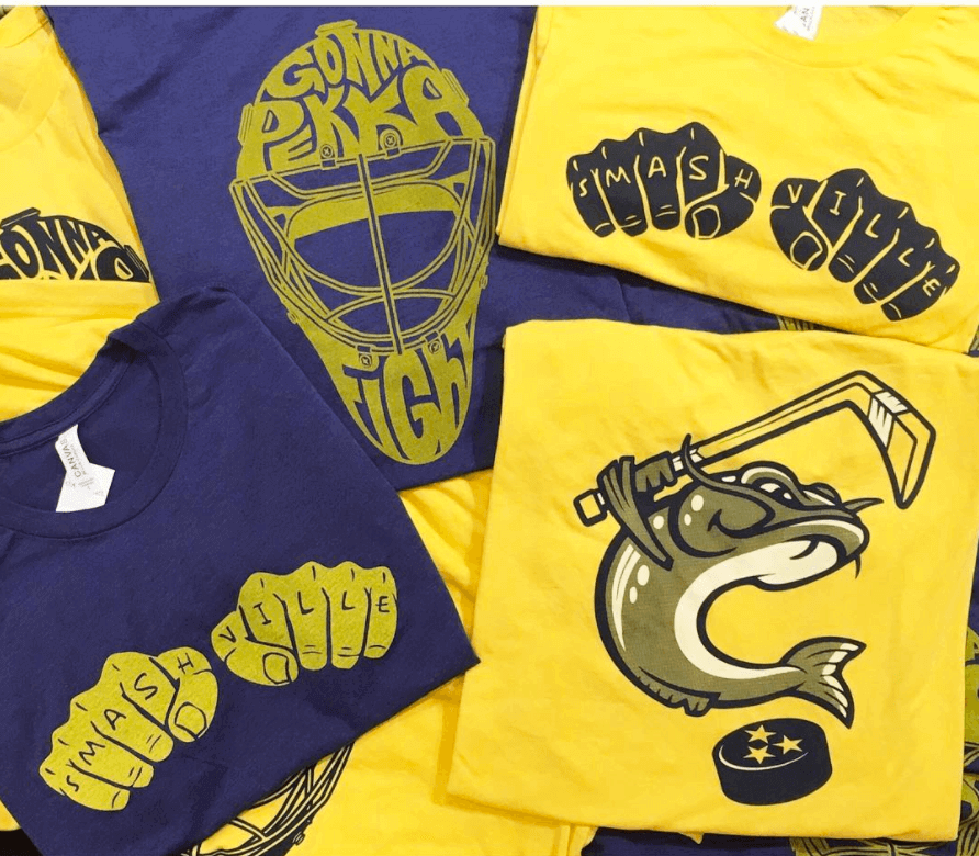 Shop these shirts at Oak Hall and show your team pride.