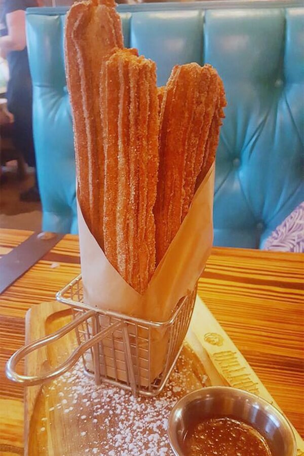 And don't forget to try the house-made churros ...