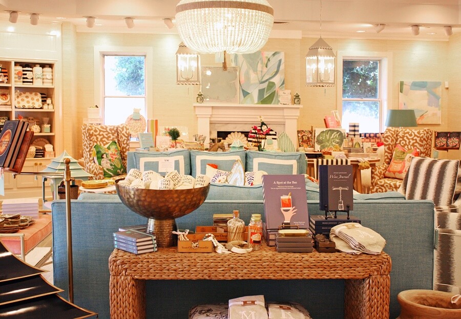 Custom lighting (all available for purchase!) creates a refined atmosphere.