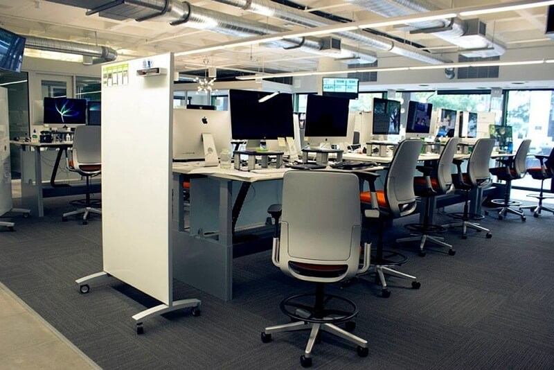 The environment Humana was aiming to create in their office design was one of agility and collaboration. Image: Humana Digital Experience