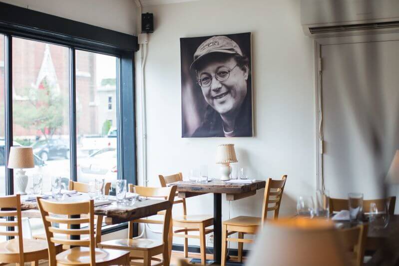 Bright lighting from the outdoors pours in at Harvest, where you can grab a table by the window and watch the activity going on outdoors.