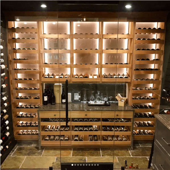 "The cabinetry was built out of raw mahogany, unfinished," says Hunt Simonton, owner of hS Carpentry & Design. "This added a degree of difficulty since we had to be very concerned with handprints and any kind of potential stains that could compromise the wood." Image: hS Carpentry & Design