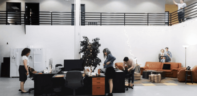 Power utilizes their open space to give the creative department a place to work and play. Image: Power Creative 