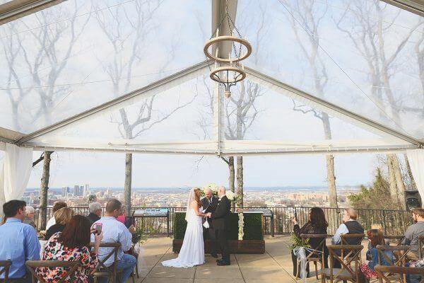 Nothings says "I Do" like the stunning view atop Vulcan. Image: Vulcan Park and Museum 