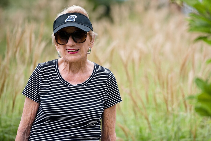 "It’s like I’ve died and gone to heaven it’s so beautiful!" Harriette says of the retirement community in which she lives. Harriette Thompson