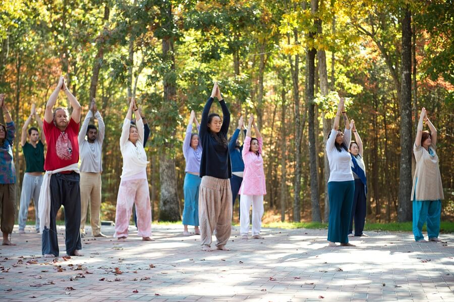 Free yoga in the fall? There's perhaps nothing more cathartic.
