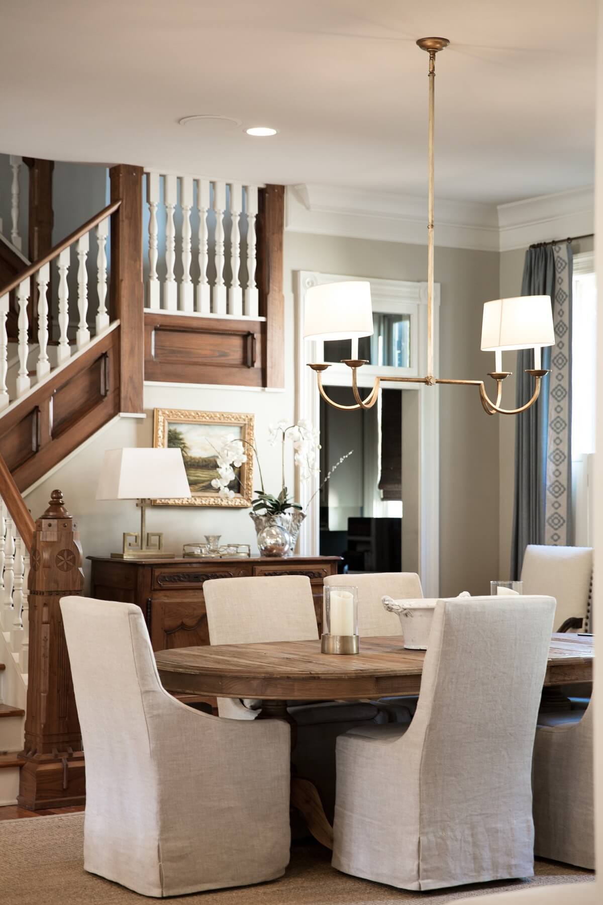 After: Traditional Southern elegance meets modern, laid-back comfort.