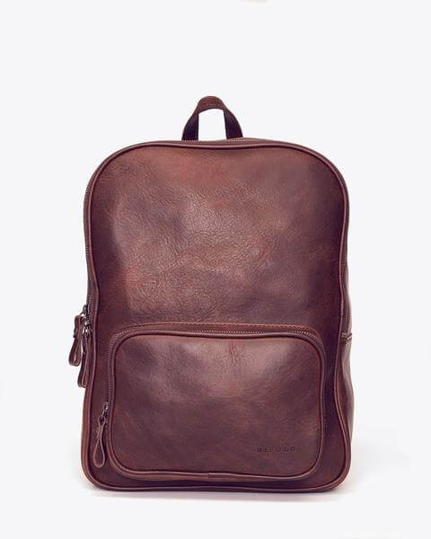 Nisolo vegetable leather backpack, $268 at nisolo.com