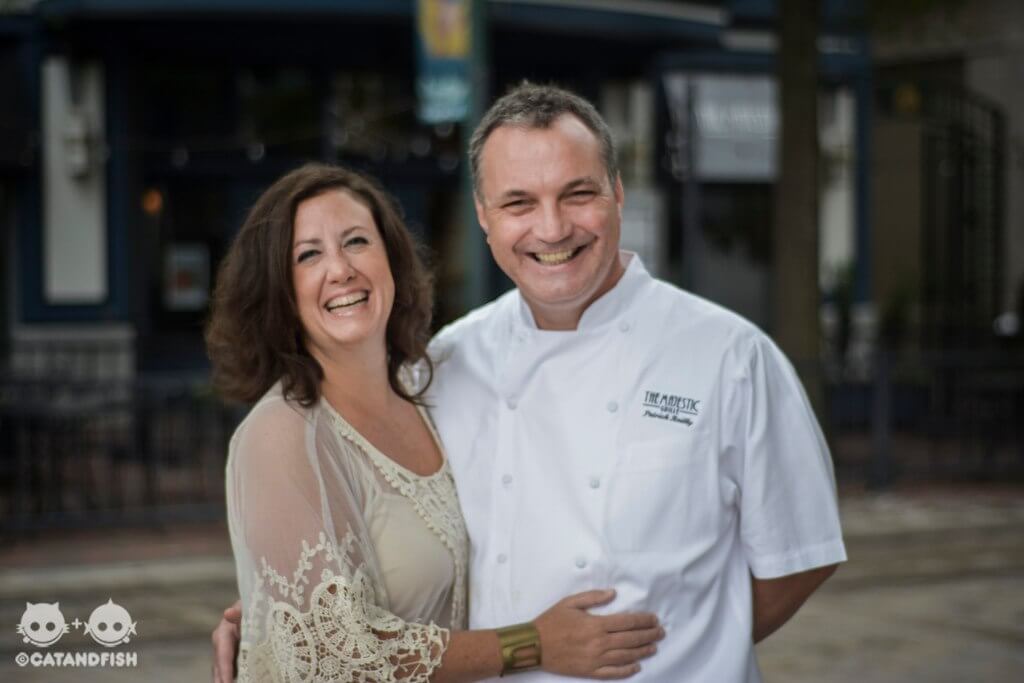 Patrick and Deni Reilly of The Majestic Grille are the talented duo behind The Front Porch restaurant at Beale Street Landing. Image: Majestic Hospitality Group