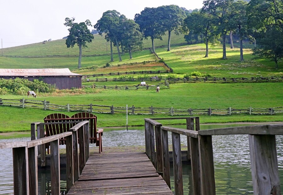 Enjoy a cup of coffee by the pond, or cast your line. Your choice. Either way, the view is pretty amazing. Enjoy a cup of coffee by the pond, or cast your line. Your choice. Either way, the view is pretty amazing.