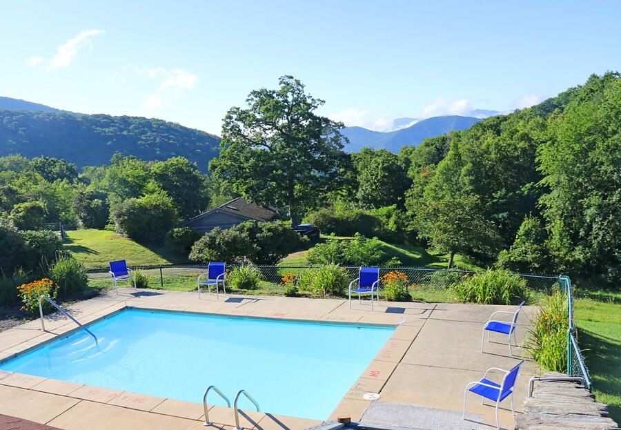 Pool with a view — yes, Cataloochee Guest Ranch has that! Pool with a view — yes, Cataloochee Guest Ranch has that!