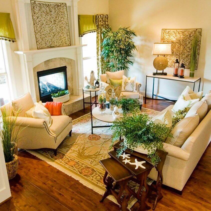 Every room needs a touch of green. Image: LL & A Every room needs a touch of green. Image: LL & A
