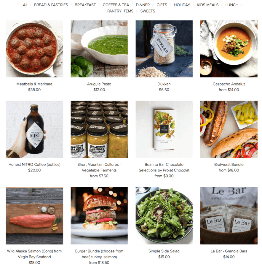 MEEL brings local food straight to your door!