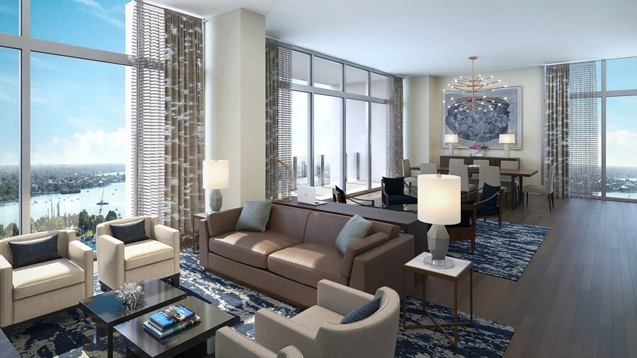 Westin Presidential Suite rendering | Image: Westin Sarasota