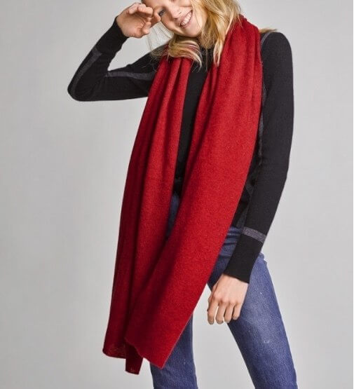 White + Warren cashmere travel wrap, $298 at whiteandwarren.com