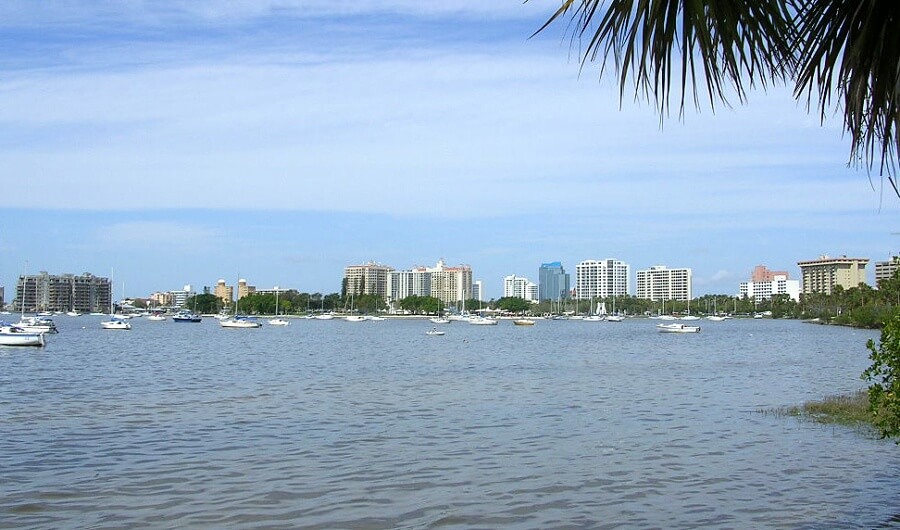 A view of Sarasota from Selby Gardens | Image: Roger W via Flickr CC
