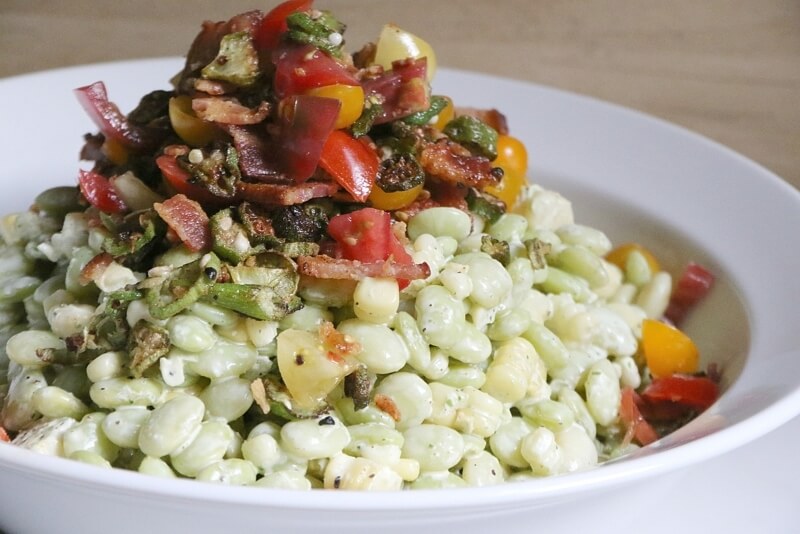 12 Easy Salad Recipes for Summer - 2 Butter bean salad with corn and basil,