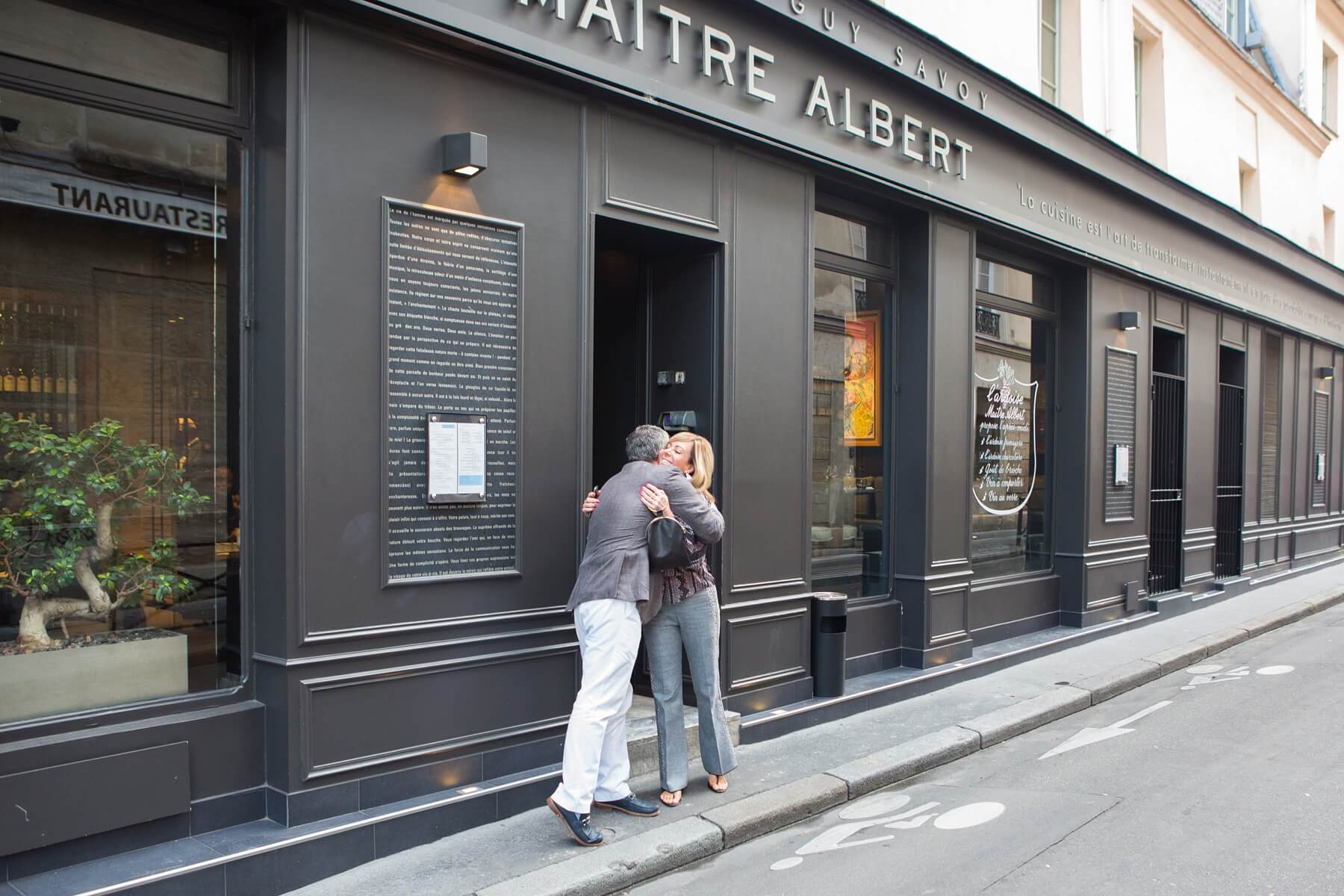 Maitre Albert is Greg’s favorite Parisian restaurant, and he makes a point to dine there on every trip. This time, through social media, he discovered that his friend and fellow Memphian Chantal Johnson, owner of Broad Avenue boutique 20twelve, was in Paris, so the two enjoyed a lovely dinner in one of his favorite restaurants.
