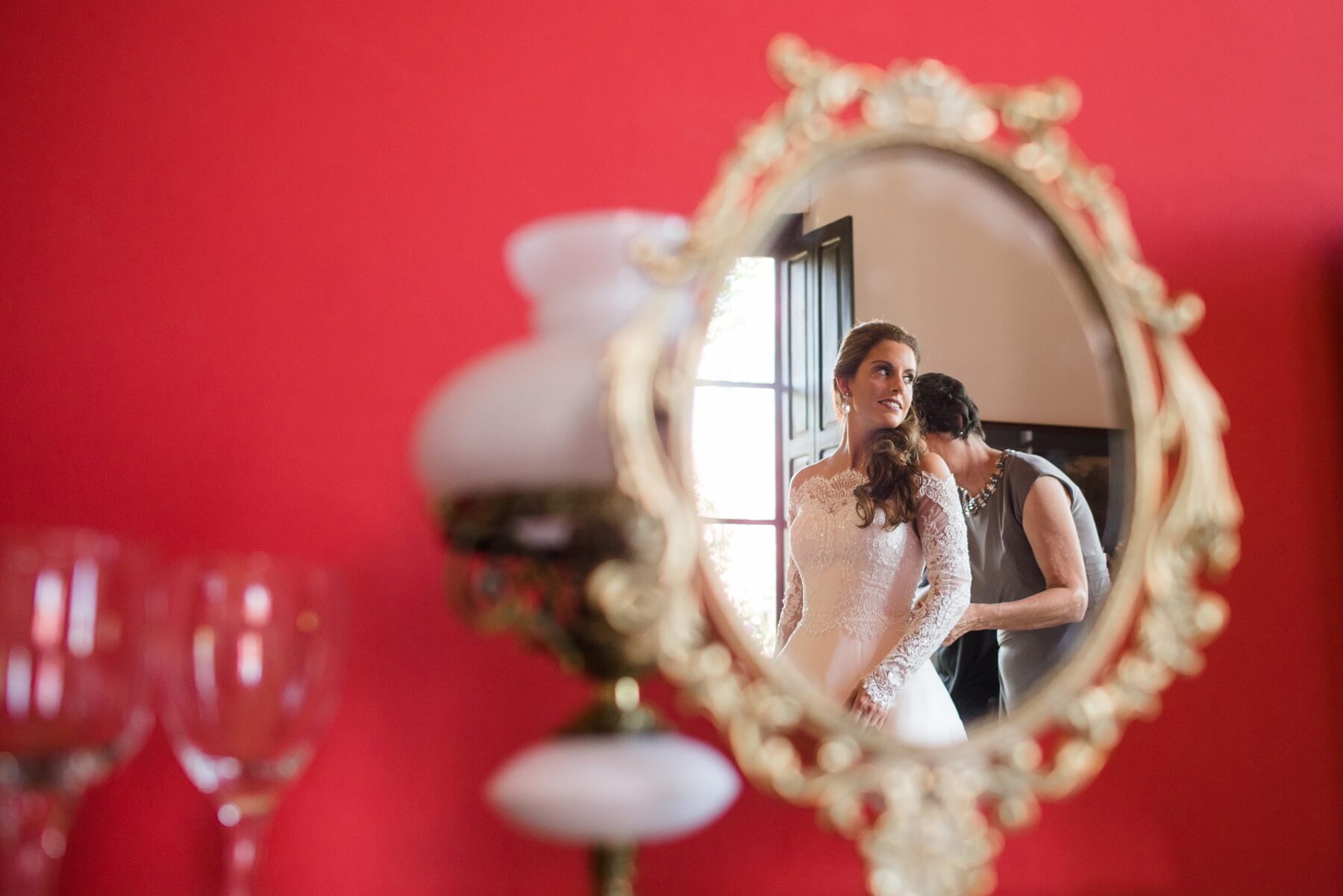 n homage to her original vision for her wedding gown, a touch of lace was incorporated into Sarah Kate’s ensemble via the custom made bolero that she wore for the ceremony and first dance. Argentina Wedding