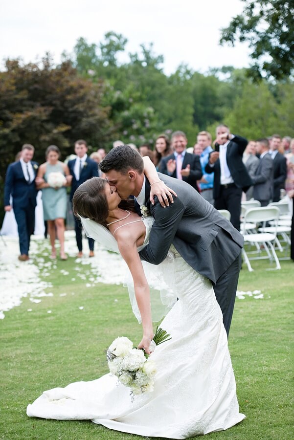 You may kiss the bride! You may kiss the bride!