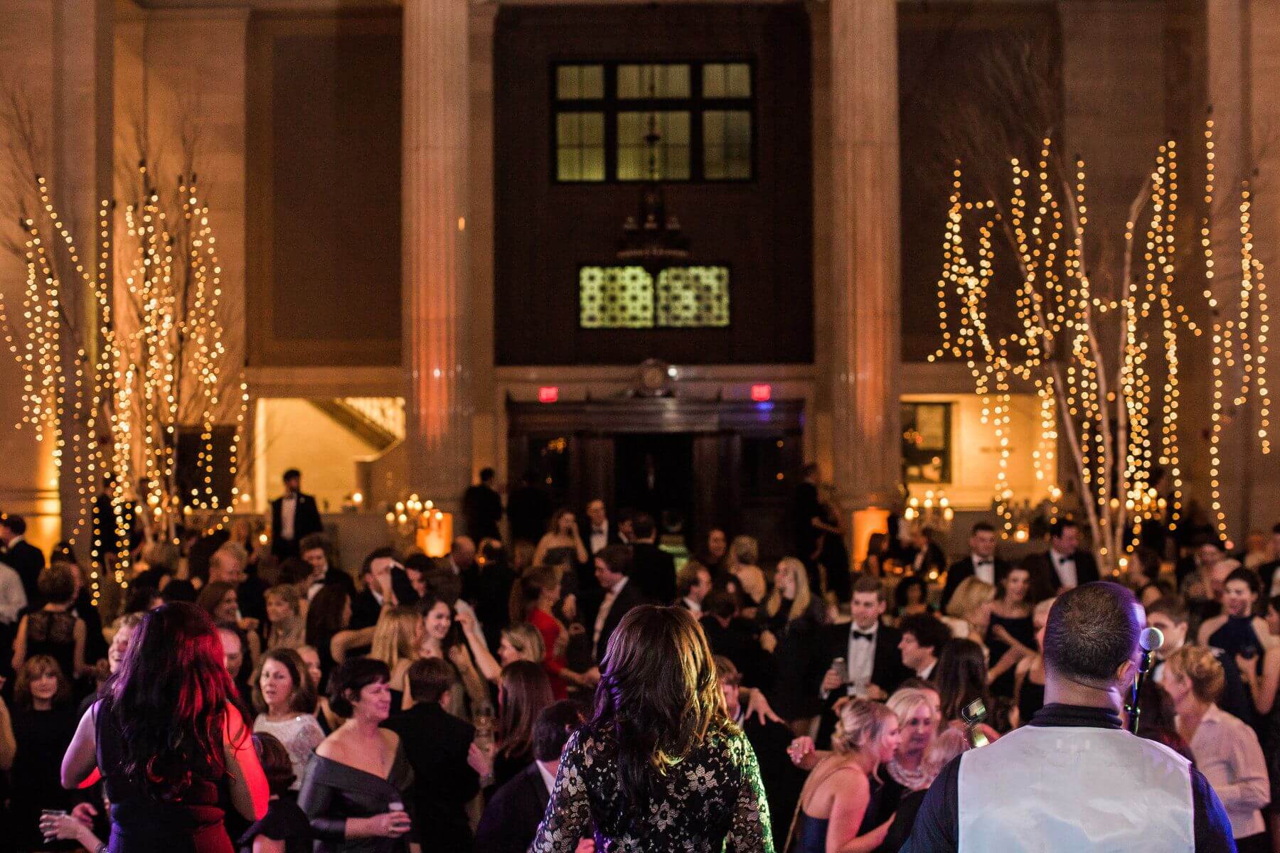 “We really tried to stay true to ourselves,” Miller says. “I really wanted the wedding day to be what I had always envisioned, and we wanted every single person we know to be included and to feel like they were really a part of it.”