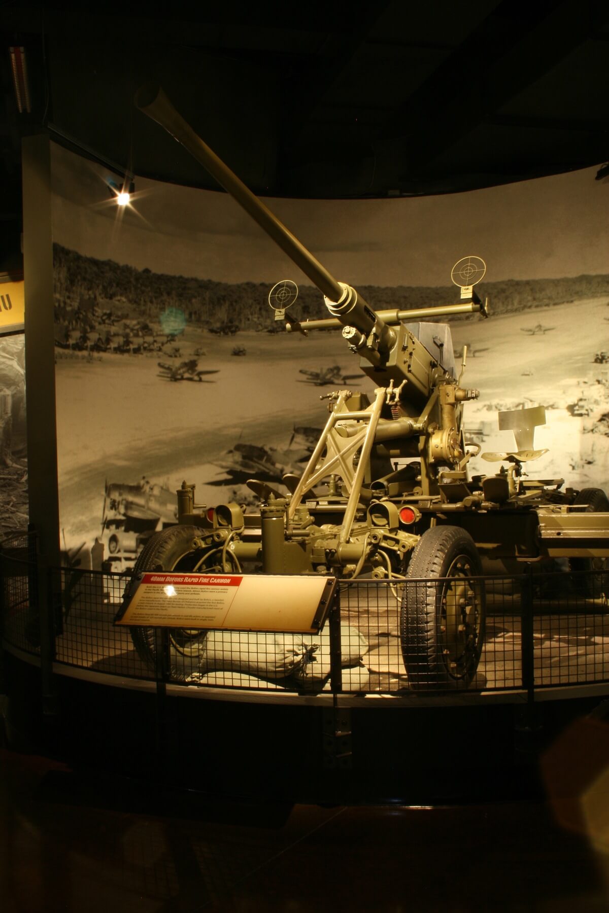 Decommissioned tools of warfare are fascinating parts of the museum’s exhibits.