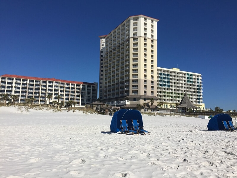 Easy access to the beach is part of the appeal at the Hilton Pensacola Beach.