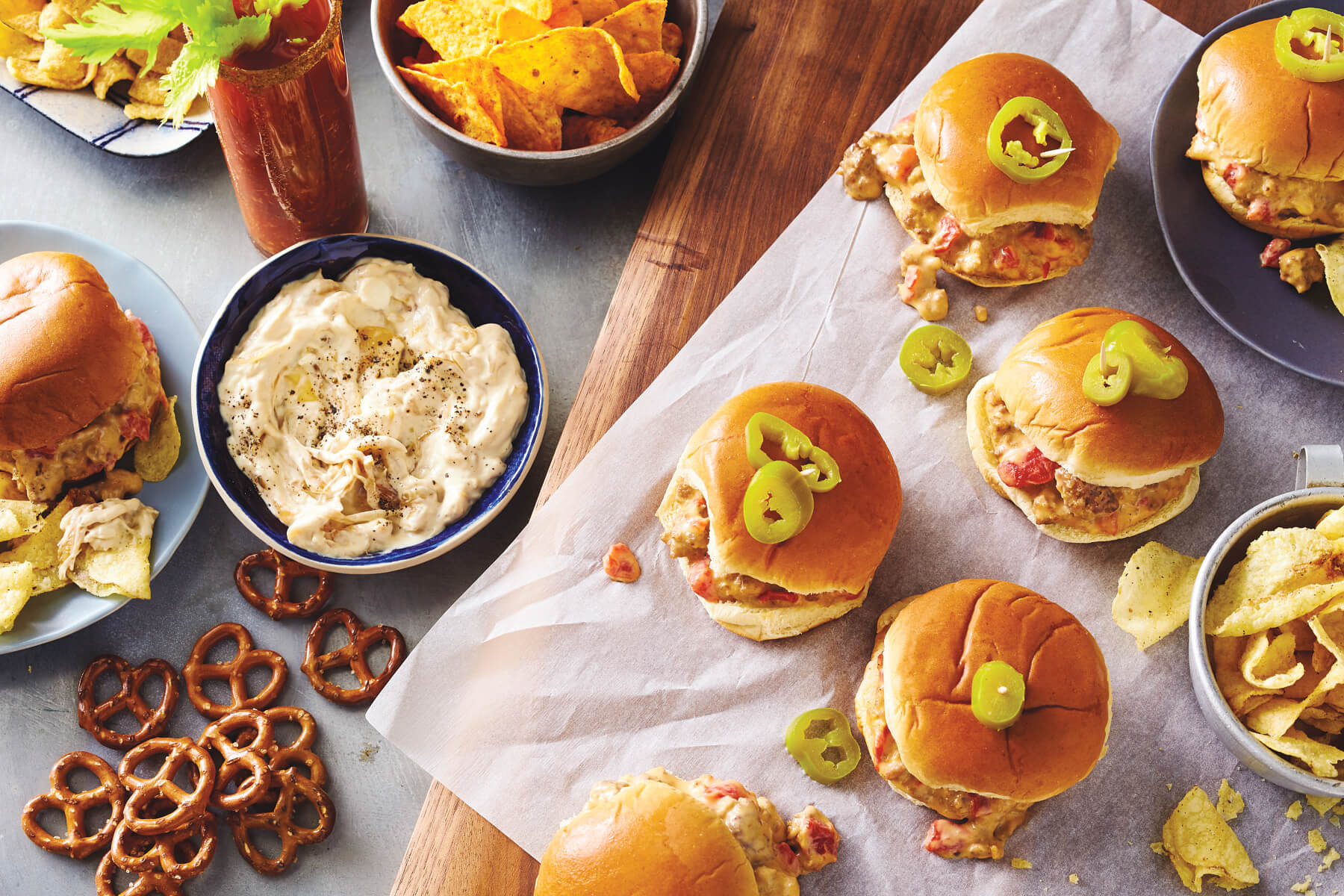 Caramelized onion dip | Image: Hector Manuel Sanchez; Food Styling: Margaret Dickey; Prop Styling: Cindy Barr Elizabeth Heiskell