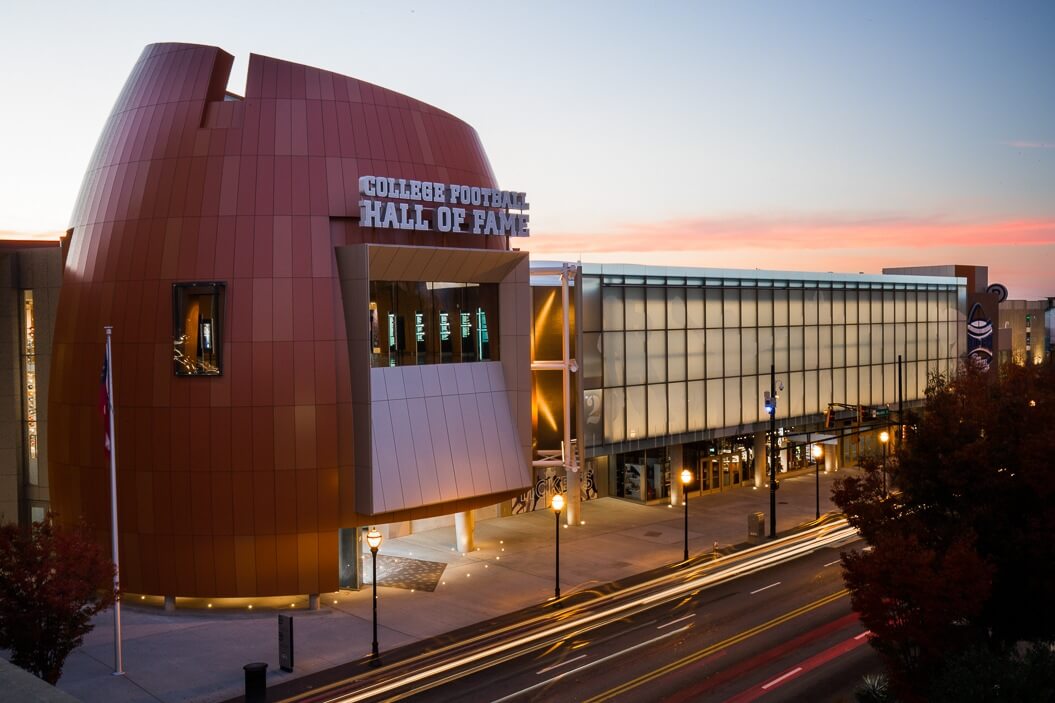 Learn about your favorite football heroes at the College Football Hall of Fame | Image: Centennial Park District Learn about your favorite football heroes at the College Football Hall of Fame | Image: Centennial Park District