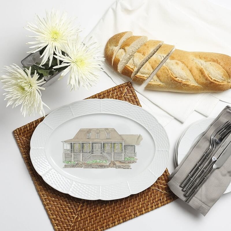 Home Portrait Platter, $268 at SB Shop | Image: SB Shop
