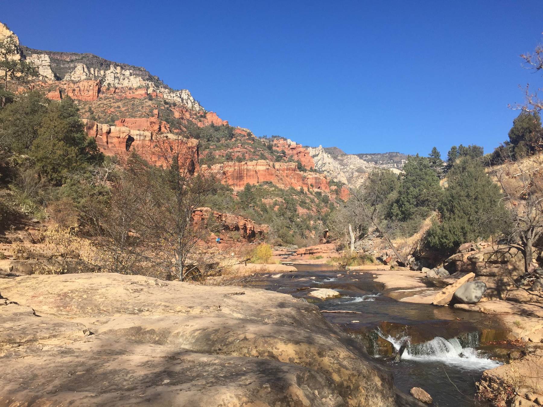 Slide Rock State Park (worth the $10 fee) offers majestic views and a cooling river. Lisa Mowry Arizona vacation itinerary