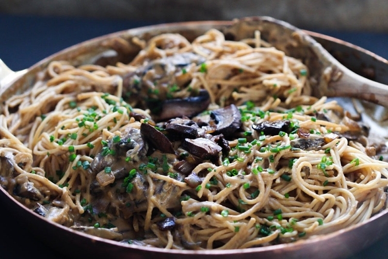Recipe: High Protein Creamy Mushroom Alfredo