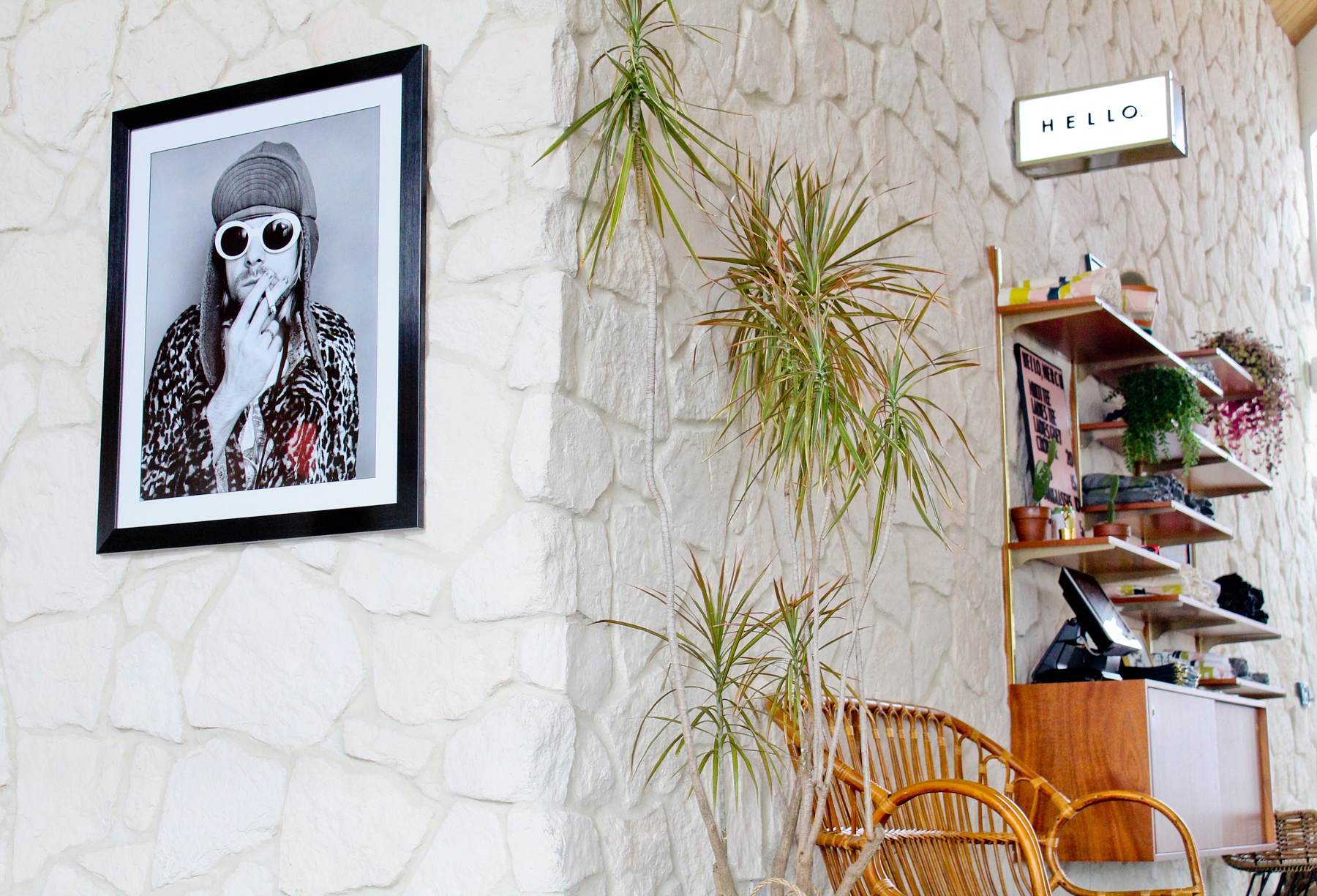 Hello, Sailor offers a hip, inviting entry with plenty of natural light. Hello, Sailor