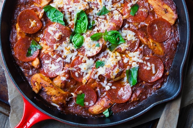 Recipe: Skillet Pizza Chicken