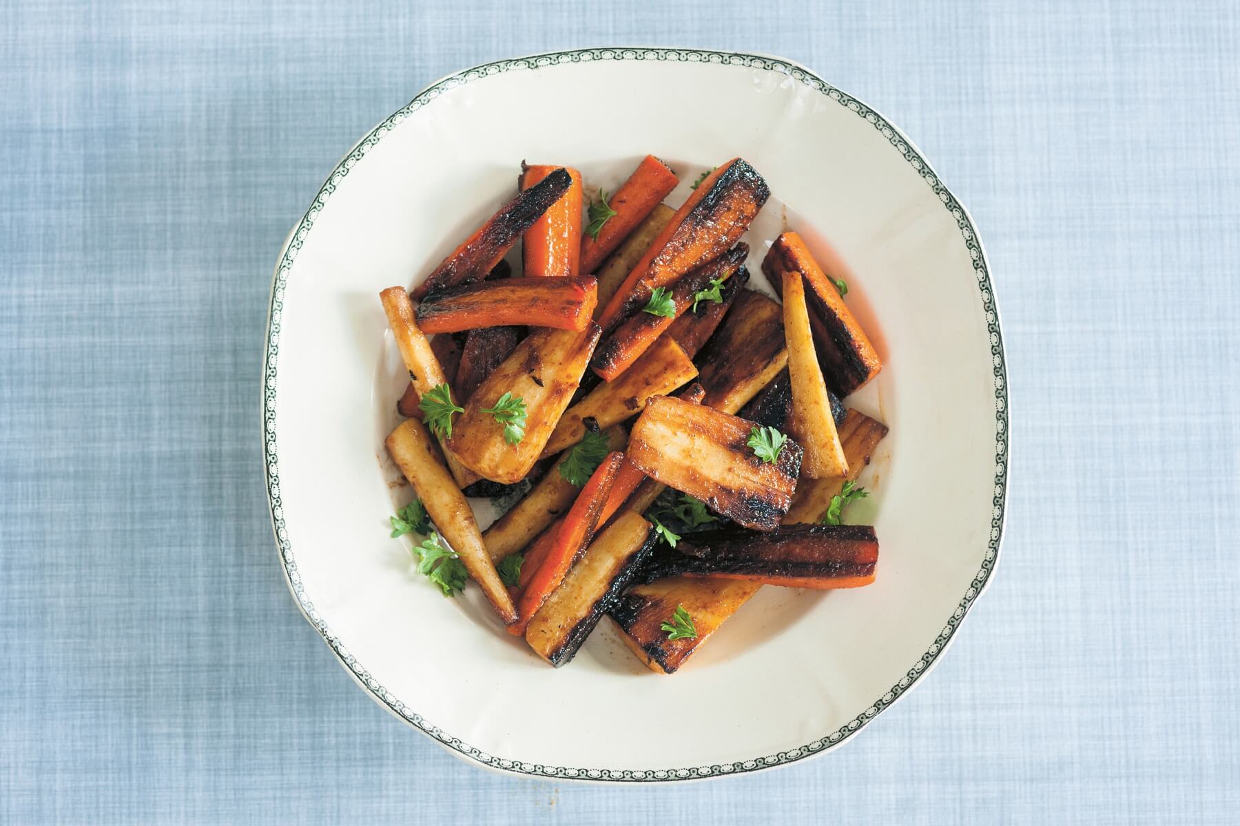 Berbere Burnt Parsnips & Carrots vegetarian recipes