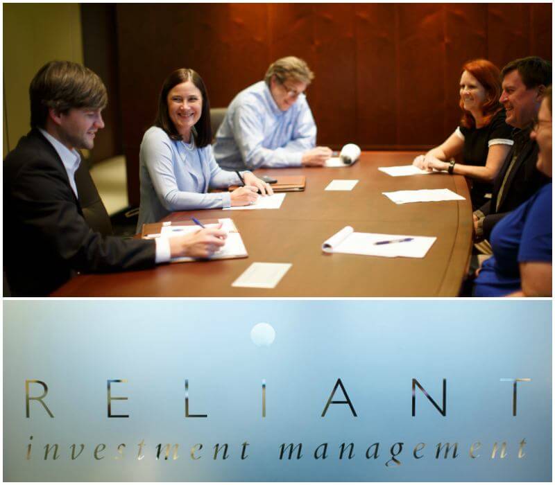 Susan Logan Huffman (2nd from left) is the founder and principal of Reliant Investment Management, LLC, a female majority owned firm, where she serves as chief investment officer. financial advisor