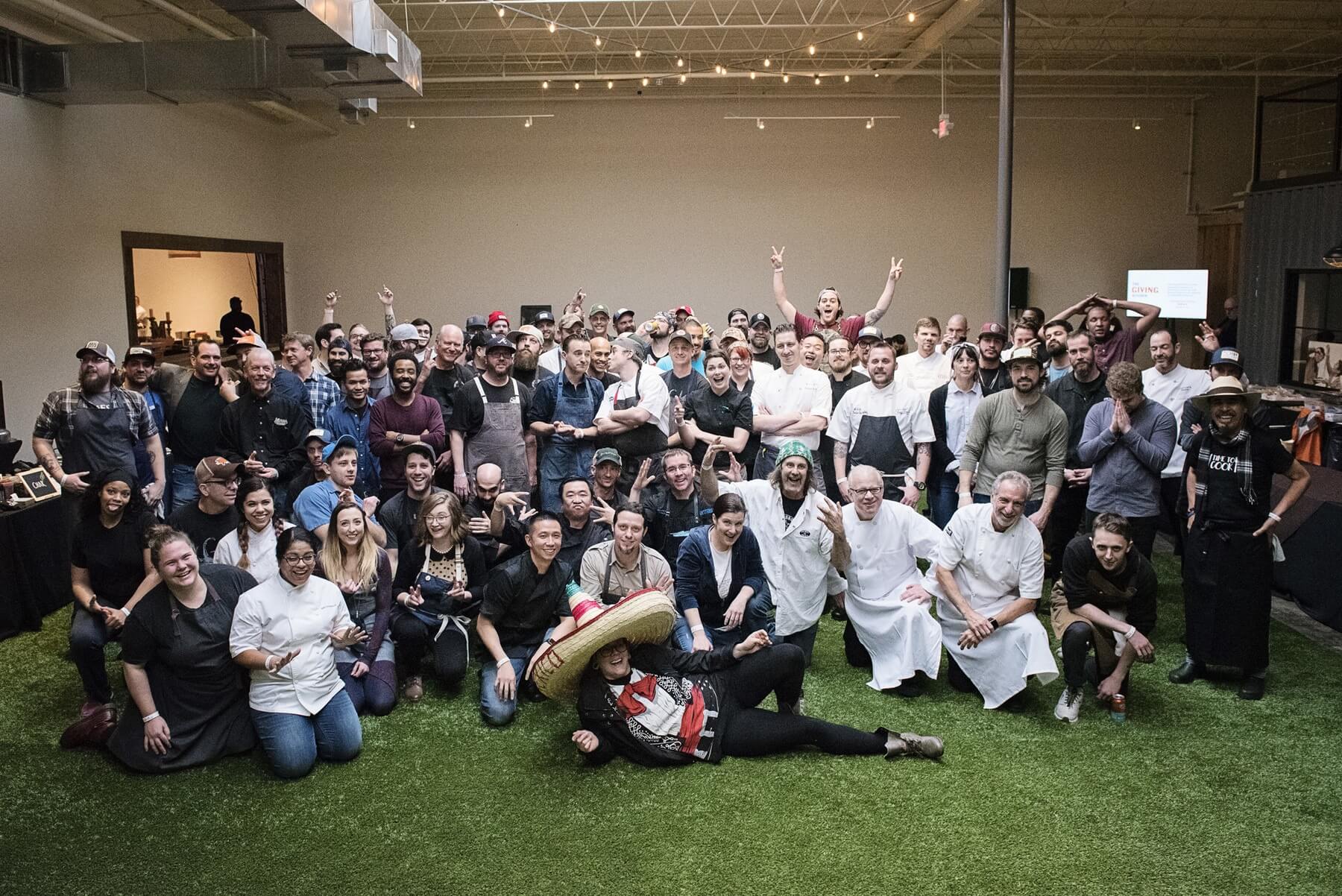 Chef participants in Team Hidi 6, which took place in January and raised nearly $720,000 | Image: The Giving Kitchen