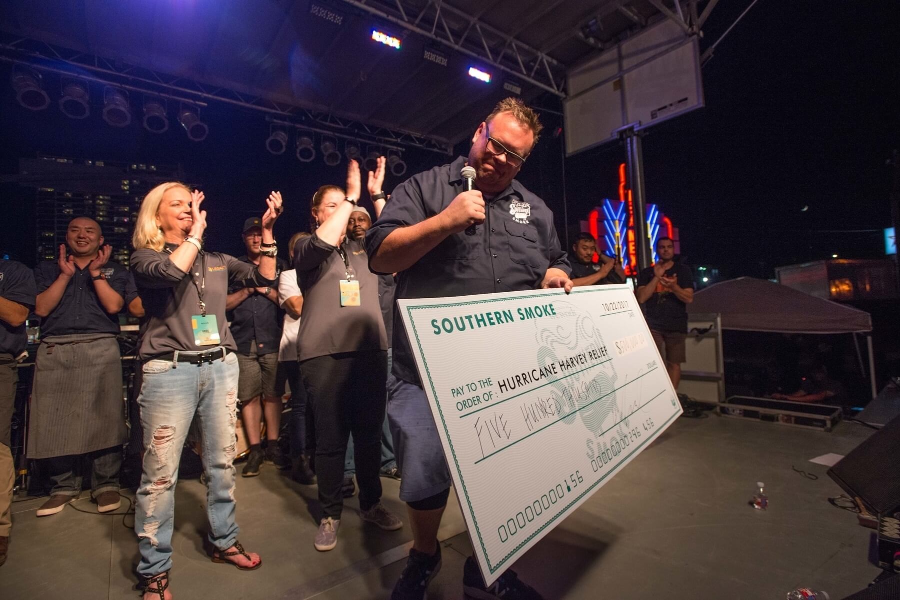 Southern Smoke, spearheaded by James Beard award winning chef Chris Shepherd, raises $500,000 for Houston Harvey Relief. Image: 