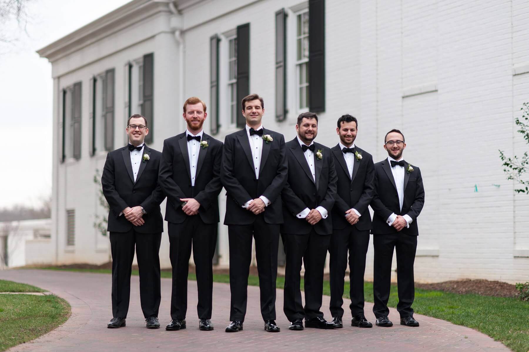 Charlie and his handsome posse of groomsmen Charlie and his handsome posse of groomsmen