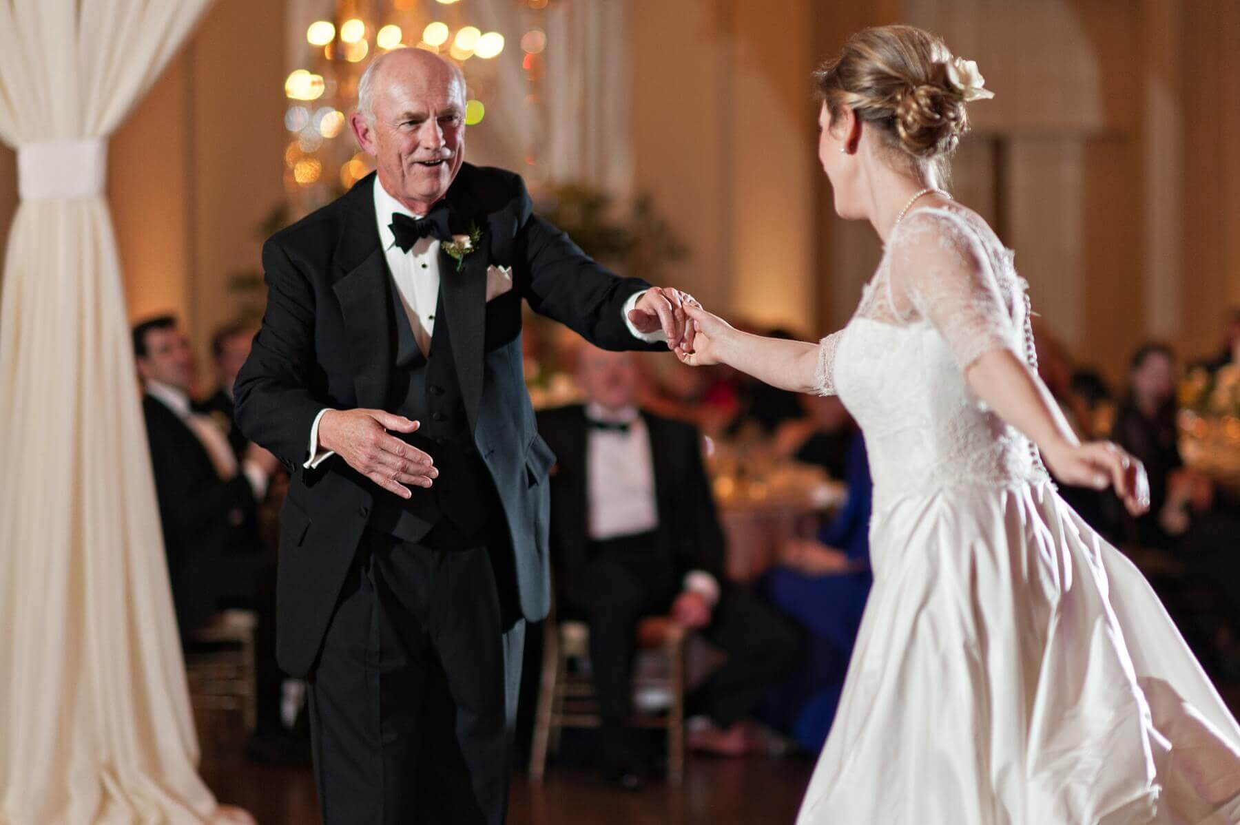 A little father-daughter dancing was also in order! A little father-daughter dancing was also in order!