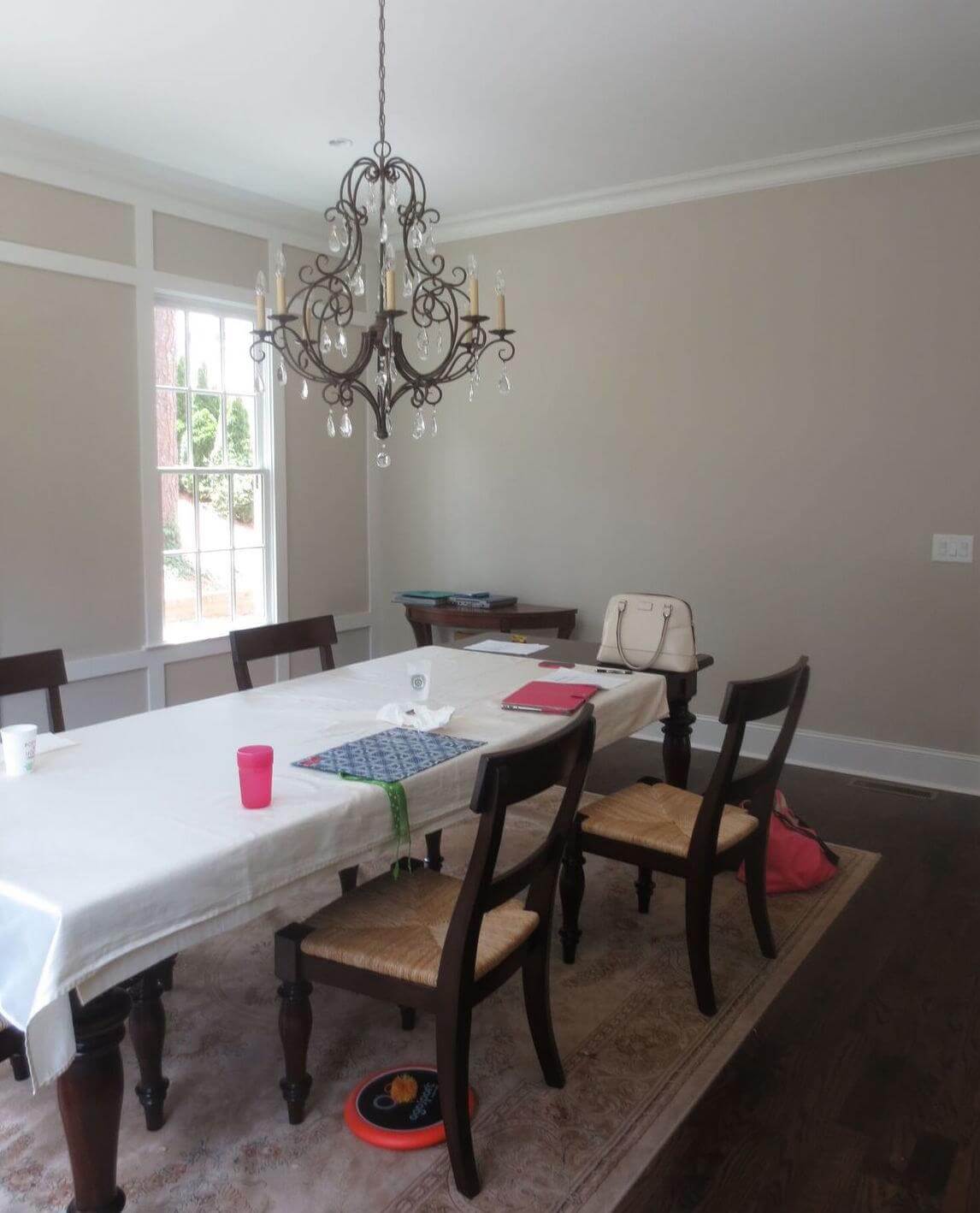  Dining room before