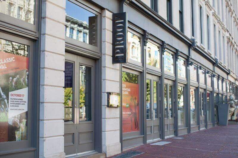 Take in an inspired meal in an art-driven setting at Proof on Main. SBGLou_Proof-On-Main_Exterior_01.jpg
