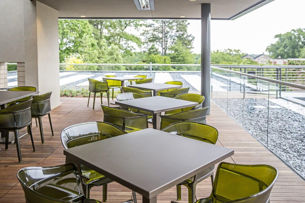 Linton's in the Garden rooftop terrace