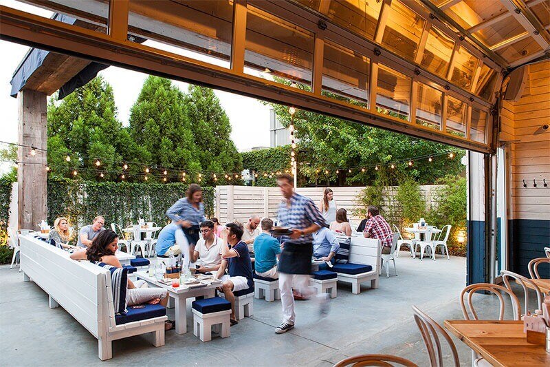 Try the mahi-mahi or duck tacos at Bartaco in Midtown.